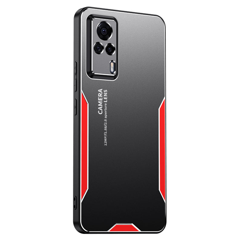 Tough Armor Case for vivo S9e Aluminium Alloy Matte Back Phone Cover - Gold Tough Armor Case for vivo S9e Aluminium Alloy Matte Back Phone Cover - Gold